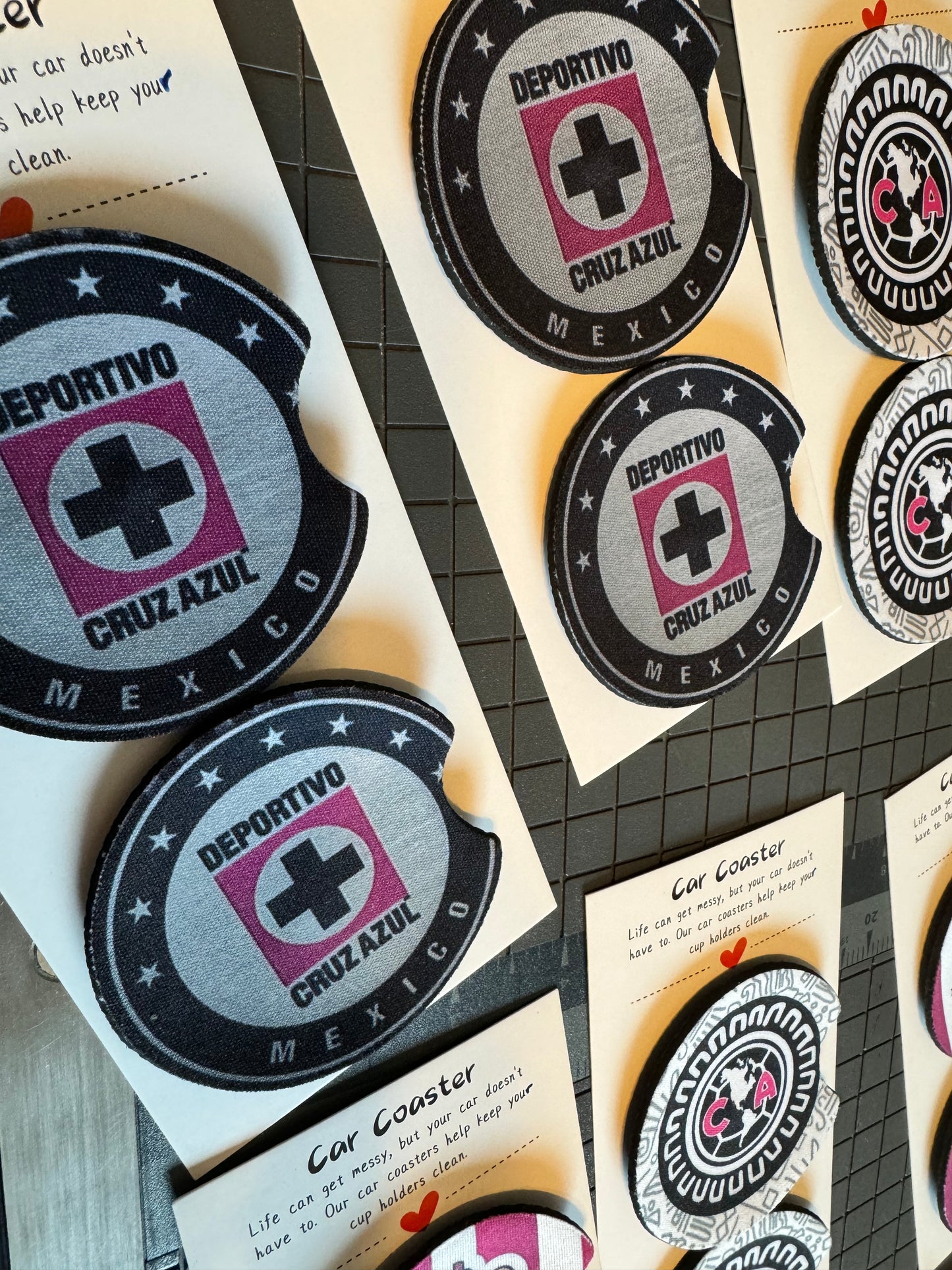 CRuz Azul MODELO 20OZ Cup and 2 coasters