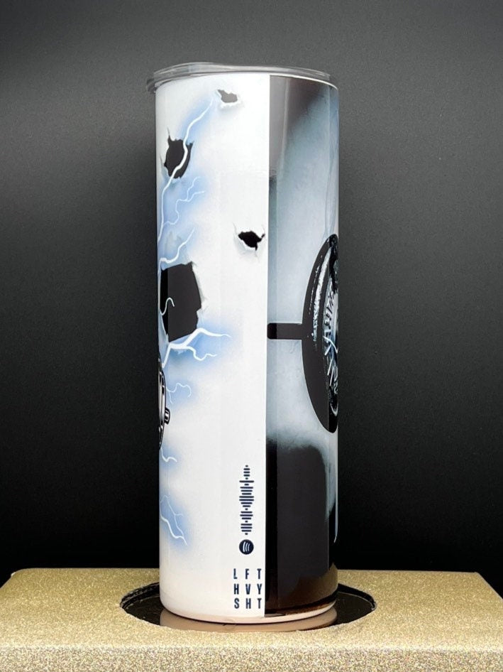 LFT HVY SHT 2LIDS Tumbler 20 oz Water bottle and regular cup, gym gift, gift for him, workout gift, his gym tumbler, gym, workout tumbler