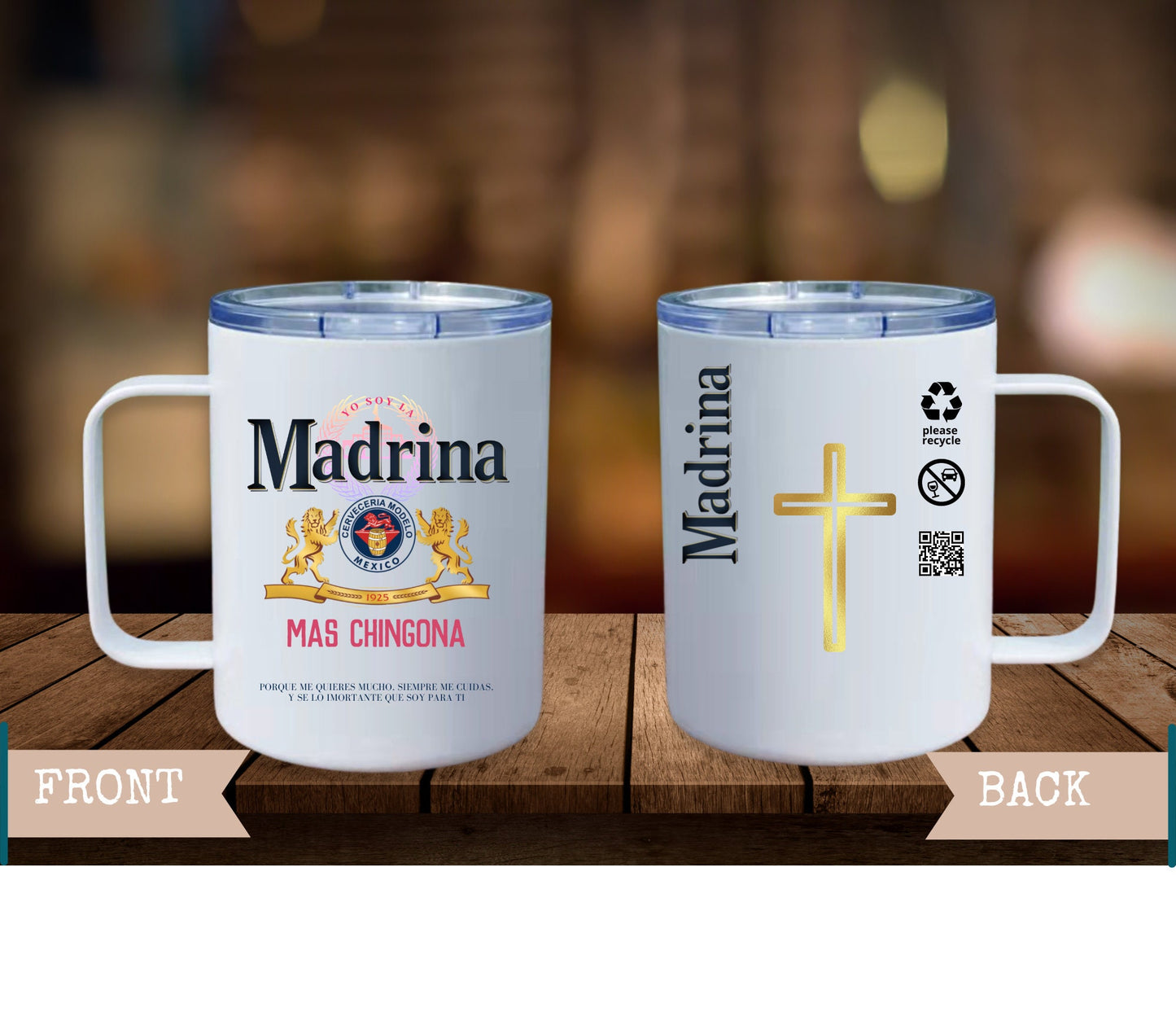 Madrina and Padrino Gift set, Madrina coffee mug, Padrino Coffee mug, madrina proposal, padrino proposal