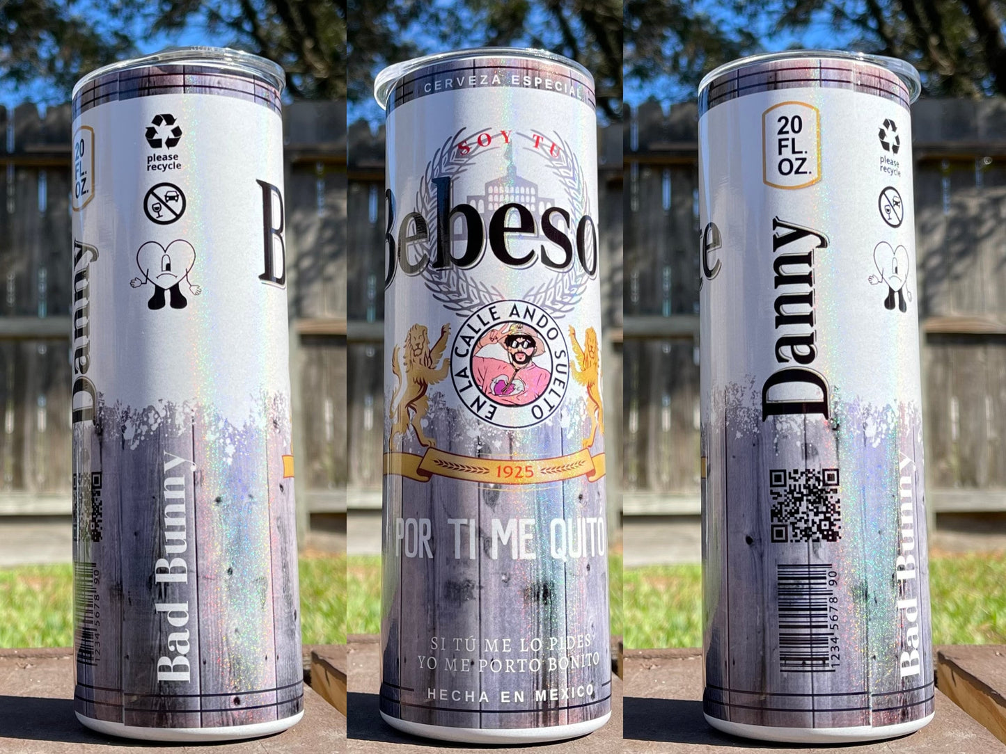 Bad Bunny BEBESOTA Modelo 20oz Tumbler cup, Bad bunny gift, bad bunny best seller CUP ONLY bag is sold separately.