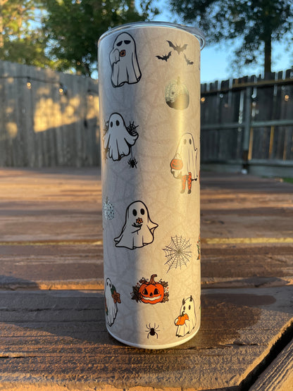 CUTE Ghosts Matte Tumbler  20oz Stainless