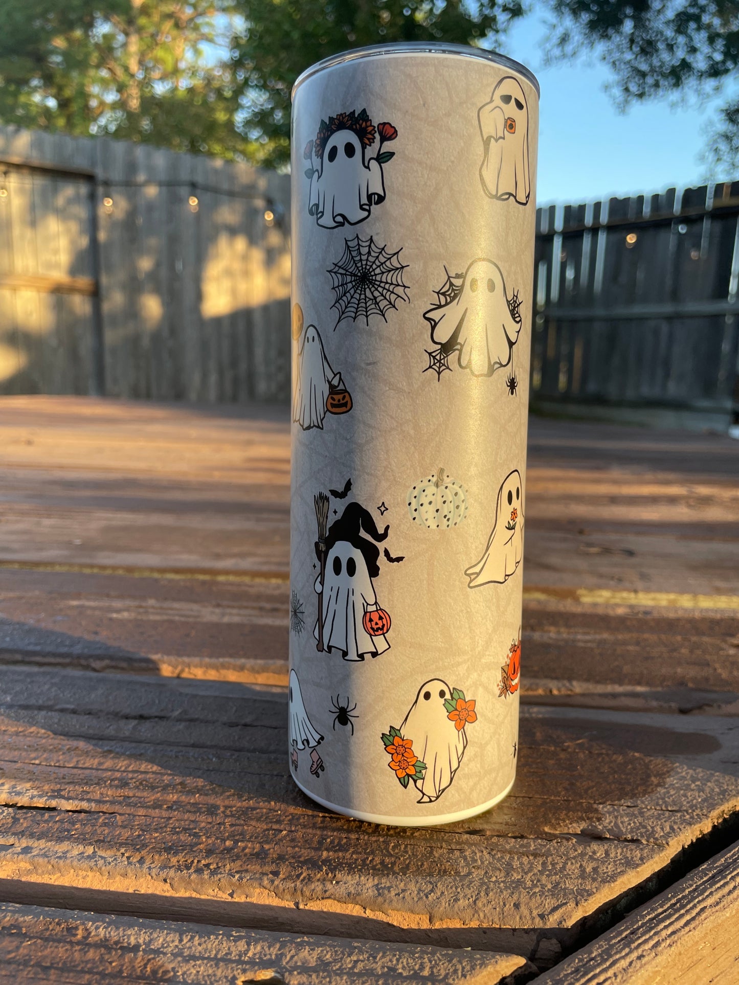CUTE Ghosts Matte Tumbler  20oz Stainless