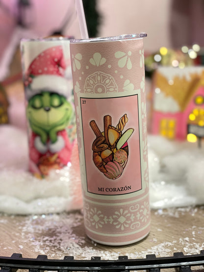 MI CORAZON PAN DULCE 20oz Tumbler Cup