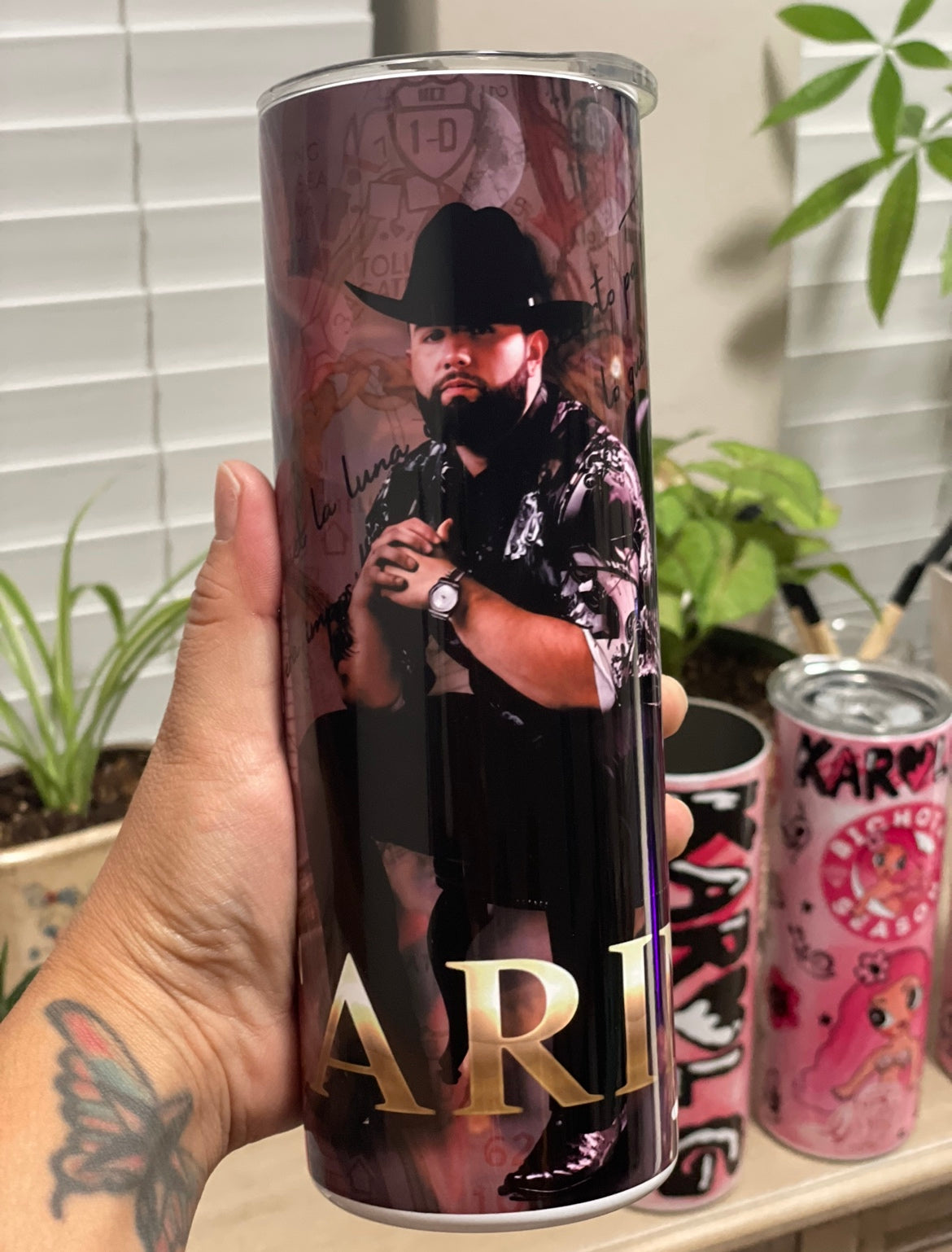 Carin Leon Tumbler Cup 20oz