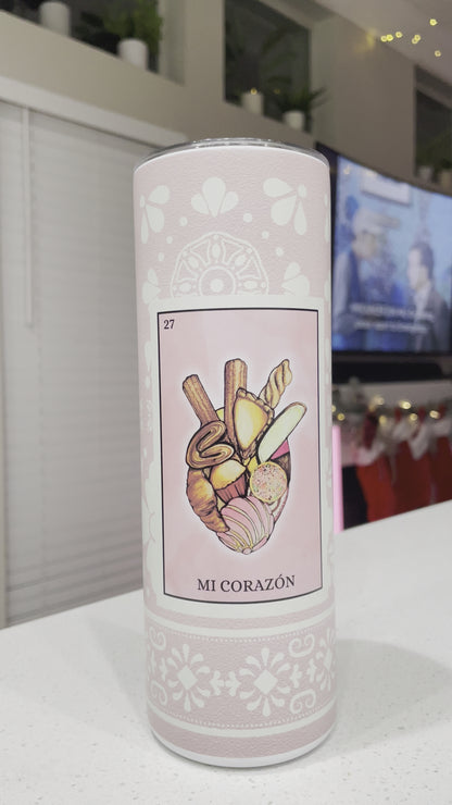Mi Corazón Talavera 20oz Tumbler Cup