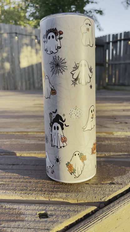 CUTE Ghosts Matte Tumbler  20oz Stainless