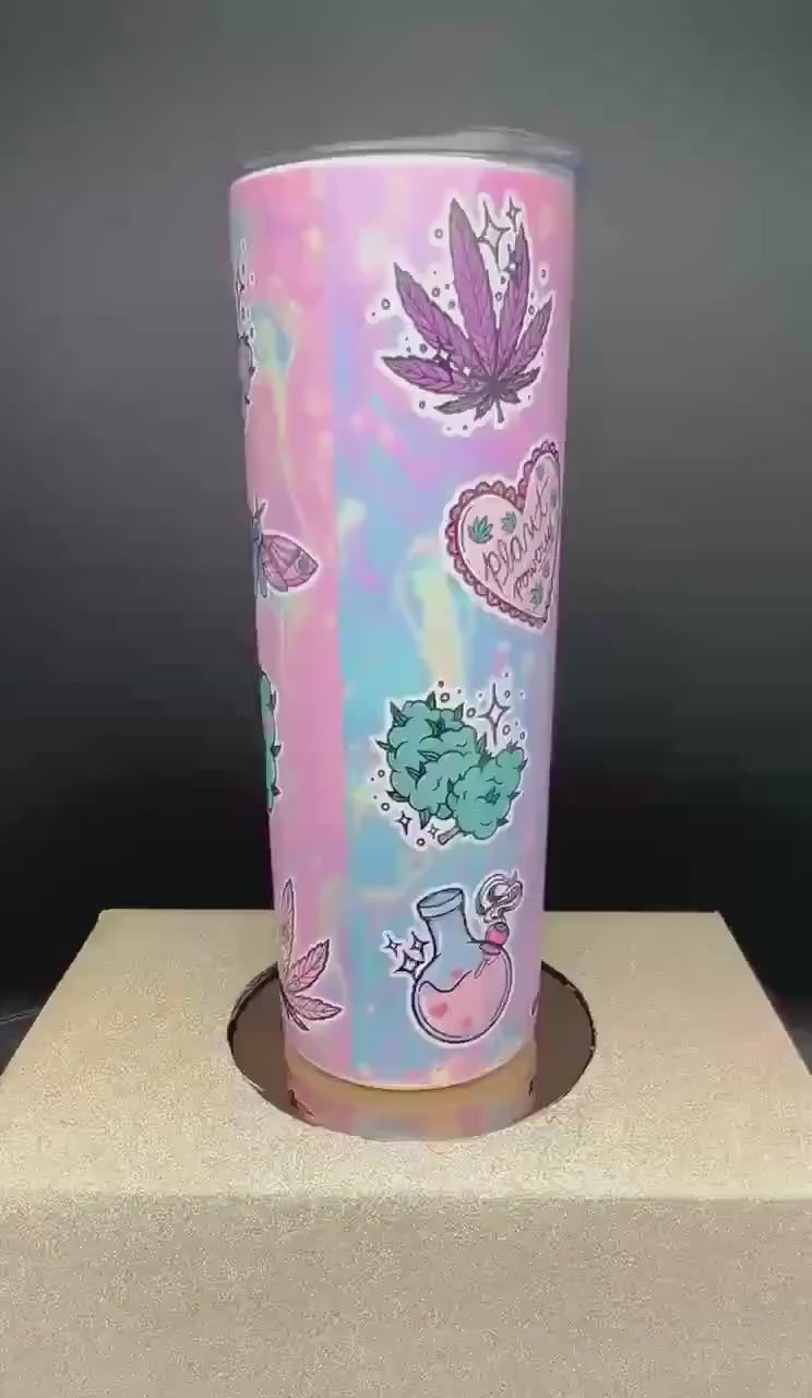 420 FRIENDLY 20oz Tumbler Cup, Dope tumbler cup, MJ tumbler cup, Hooka Tumbler cup 420 Gift, Pot cup, 420 best seller, Buds, Stoned