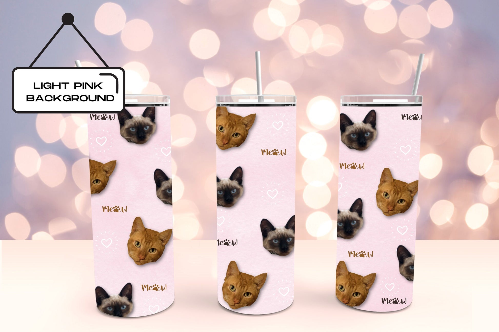 FACES ON TUMBLER 20oz Cup / Personalized
