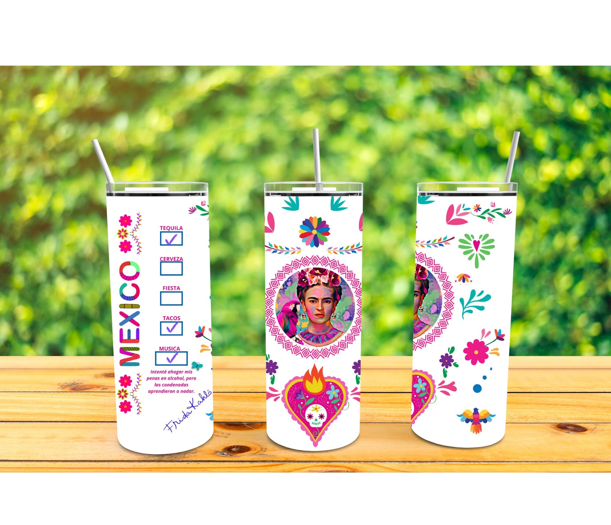 FRIDA KAHLO 20oz Tumbler Cup