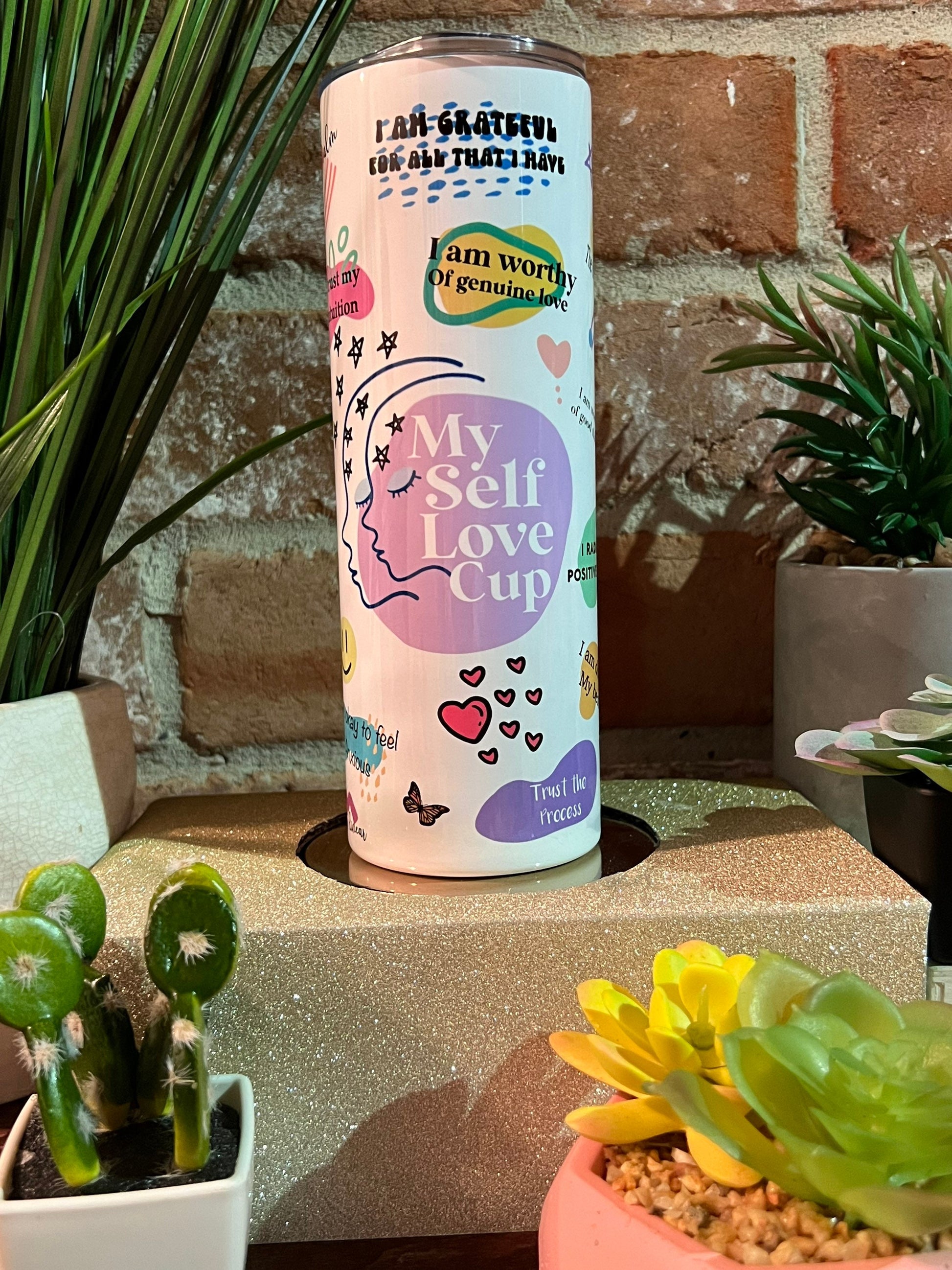 Self Love 20oz Tumbler Cup , Self love motivation, self love inspiration, self love gift, self love best seller cup