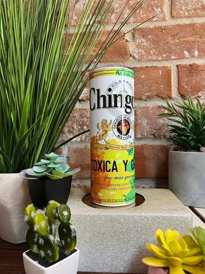 Cabrona, Chingona, Toxica Y Chula 20 0z Tumbler Cup RAINBOW