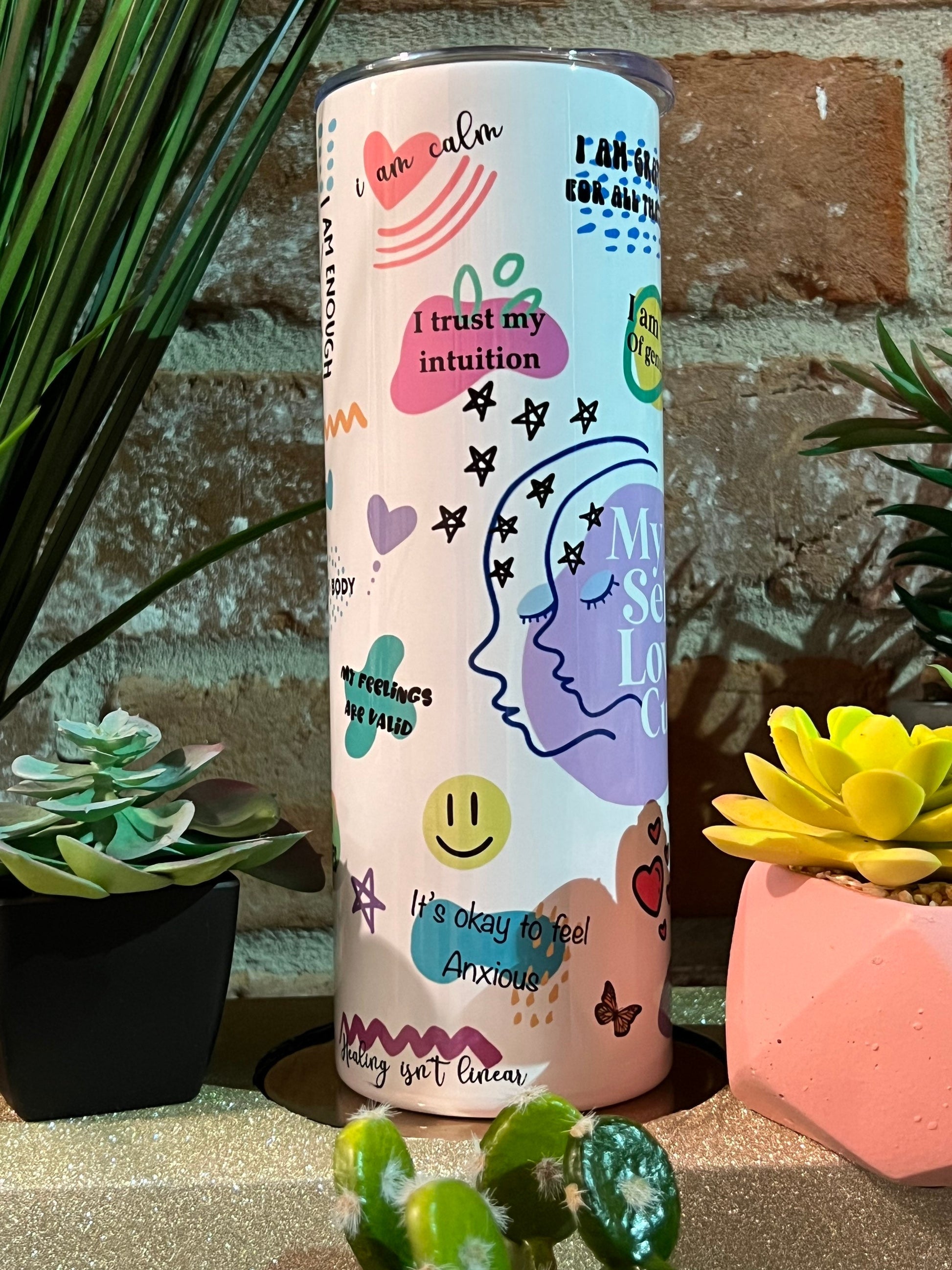 Self Love 20oz Tumbler Cup , Self love motivation, self love inspiration, self love gift, self love best seller cup
