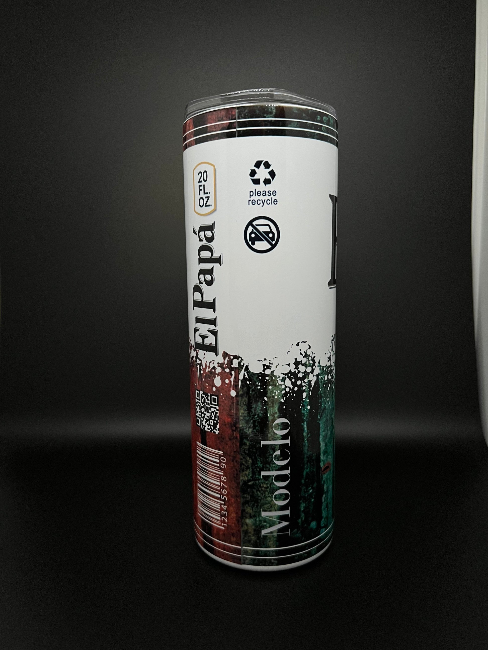 El Papá mas chingon DE MEXICO - 20OZ Dia del Padre Vaso Termo Regalo, Tumbler cup for fathers day gift.