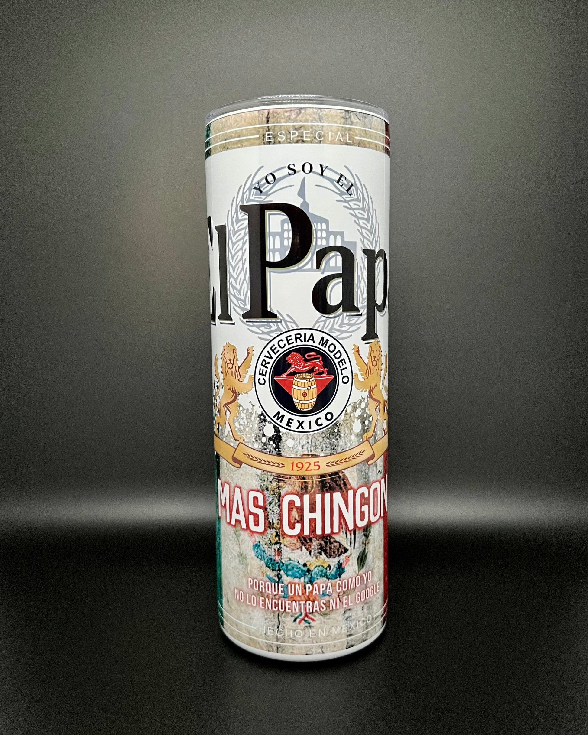 El Papá mas chingon DE MEXICO - 20OZ Dia del Padre Vaso Termo Regalo, Tumbler cup for fathers day gift.