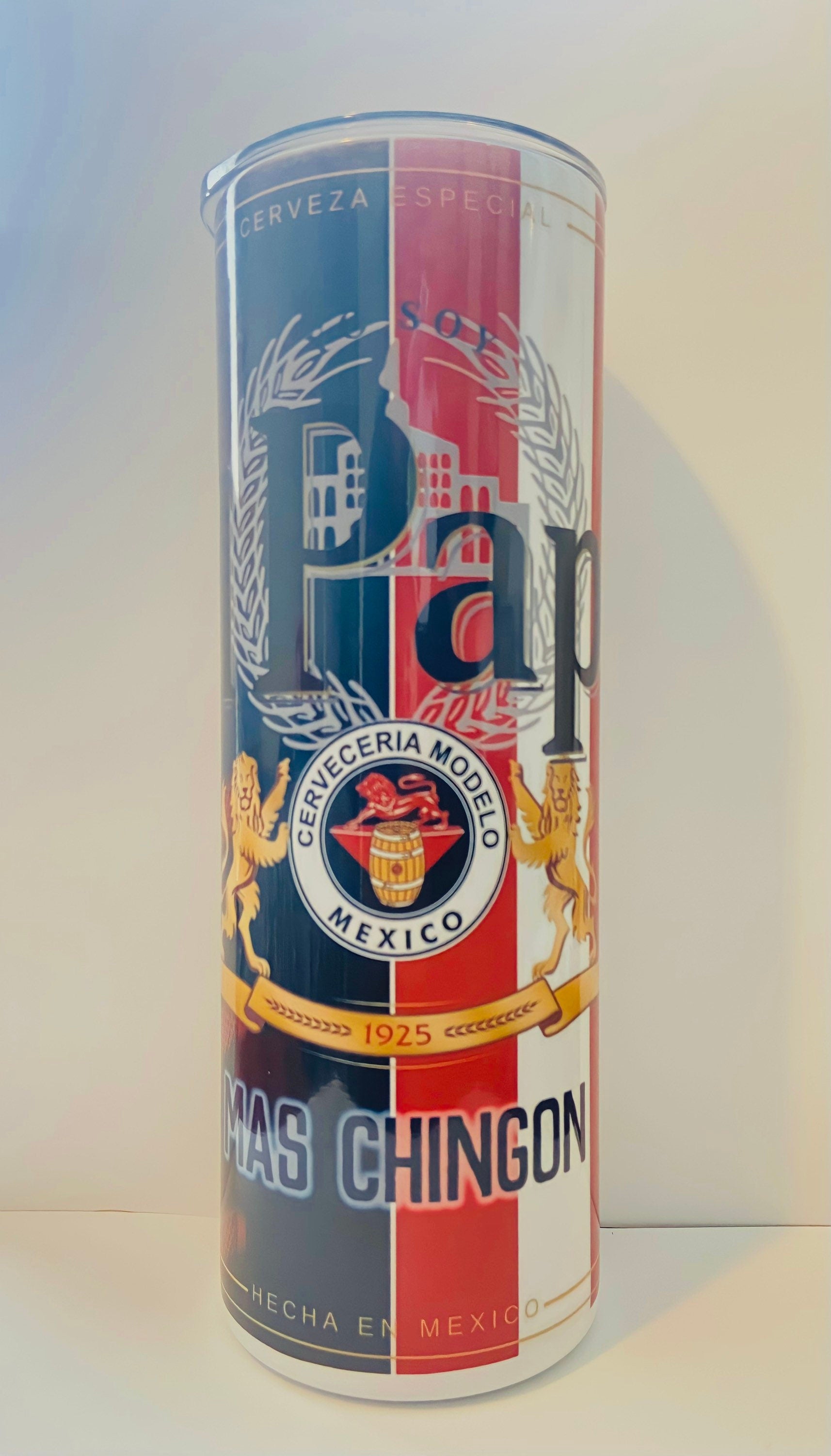 El Papá Mas Chingon - 20OZ, Tumbler cup for fathers day gift. Vaso regalo para papa CHIVAS