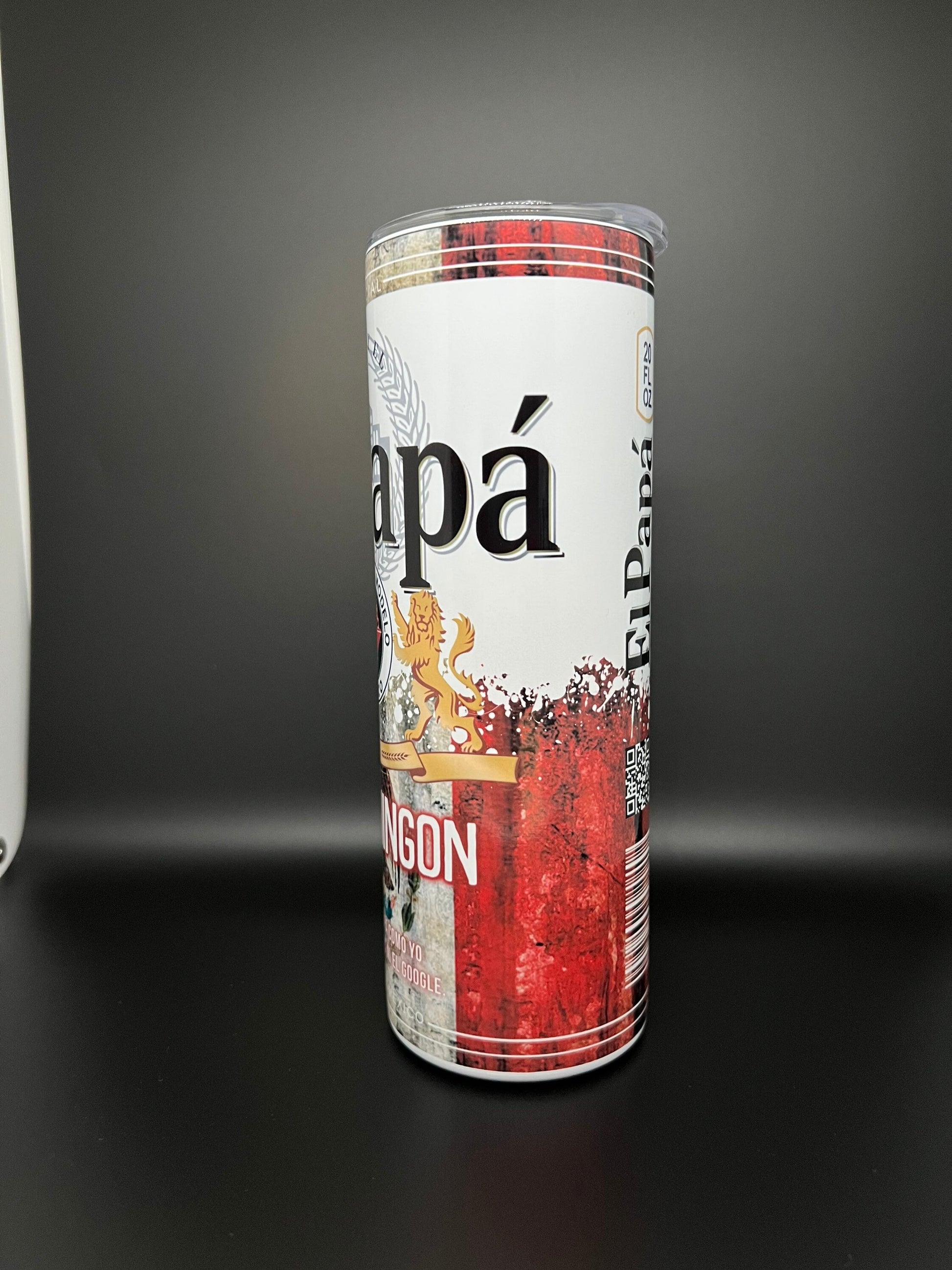 El Papá mas chingon DE MEXICO - 20OZ Dia del Padre Vaso Termo Regalo, Tumbler cup for fathers day gift.