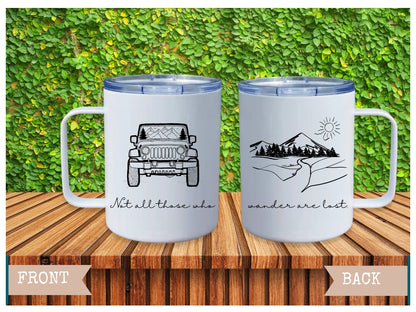 Custom Couples Mugs, jeep lovers, jeep coffee mug