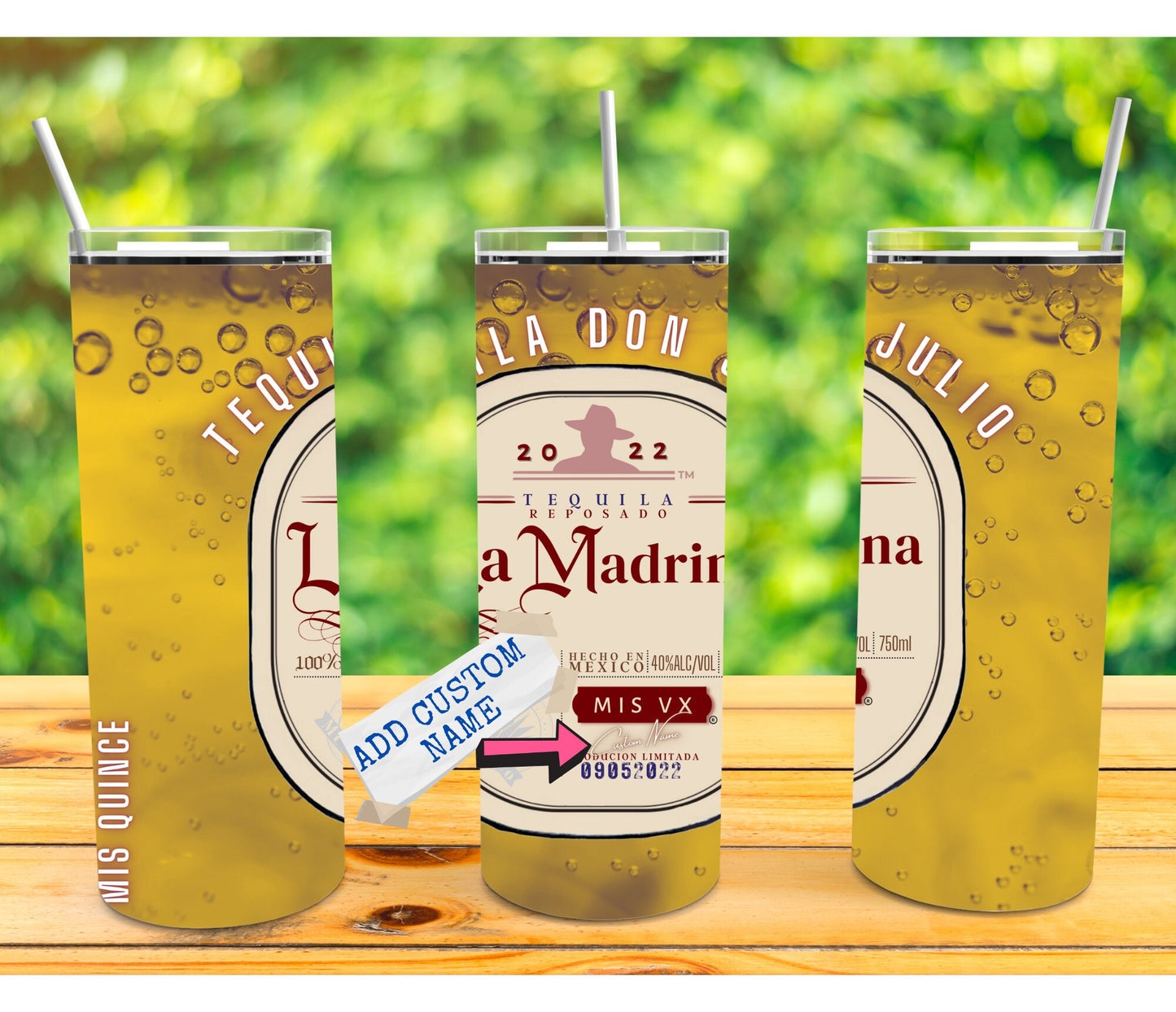 El Padrino OR La Madrina BAUTIZO Don Julio20oz Regalo padrino, madrina proposal, padrino proposal, quince, quincenera gift padrinos gift