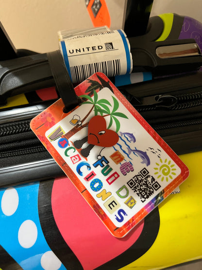 Bad Bunny Luggage Tag, un verano sin ti Bad Bunny gift, Bad Bunny merch, Bad Bunny best seller, Bad Bunny