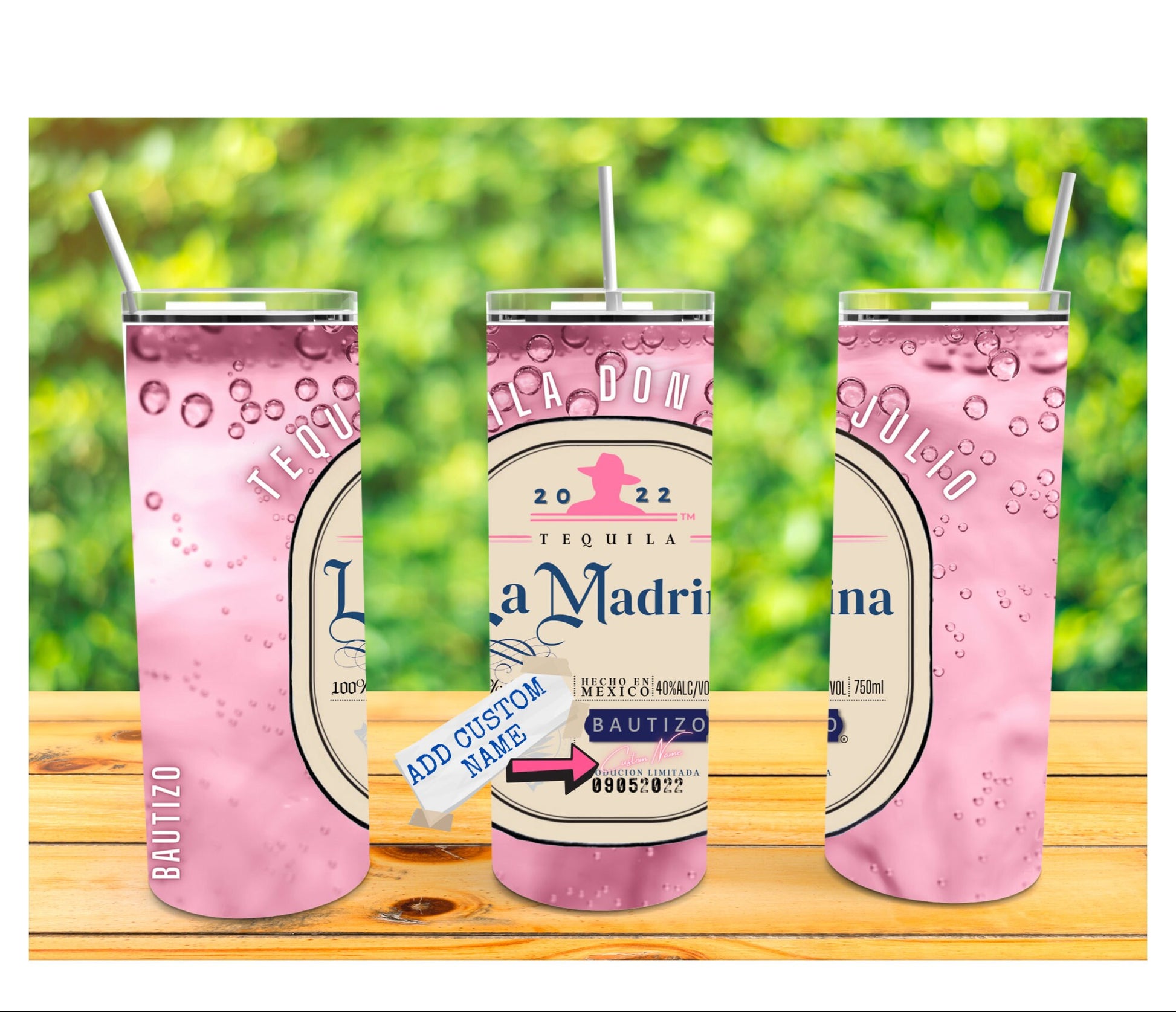 El Padrino OR La Madrina BAUTIZO Don Julio20oz Regalo padrino, madrina proposal, padrino proposal, quince, quincenera gift padrinos gift