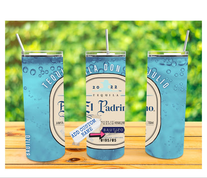 El Padrino OR La Madrina BAUTIZO Don Julio20oz Regalo padrino, madrina proposal, padrino proposal, quince, quincenera gift padrinos gift